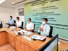 Hon'ble Minister (C&F) launched PoS Version of 3.1, SMS gateway service to farmers, Home Delivery of Fertilizers through RBK in AP State 30.09.2020
