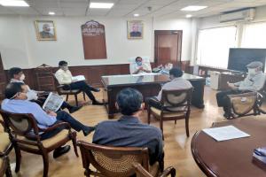 Hon'ble Minister (C&F) had a meeting on 20th July Meeting image-1