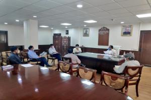 Hon'ble Minister (C&F) had a meeting on 20th July Meeting image-2